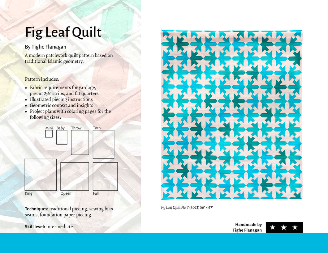 Fig Leaf Quilt Pattern