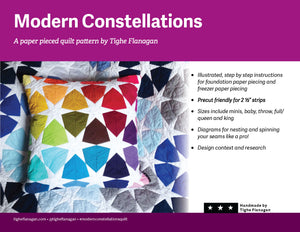 Modern Constellations Quilt Pattern