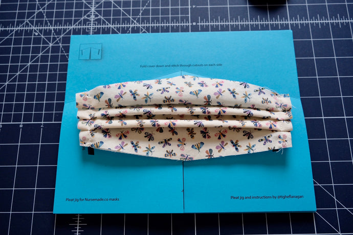 Pleat Jig for Nursmade.co Mask Pattern