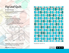 Fig Leaf Quilt Pattern