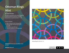 Ottoman Rings Mini cover image featuring a multicolored quilt of hand-dyed linens.